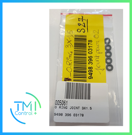 ASSEMBLEON - O Ring joint 3x1.5 005061 - P/N : 9498 396 03178